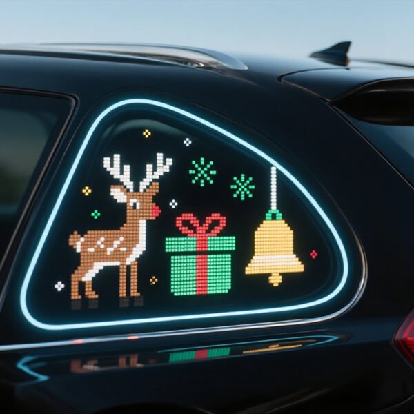 4 Customizable LED Flexible Screen for Car Quarter Windows