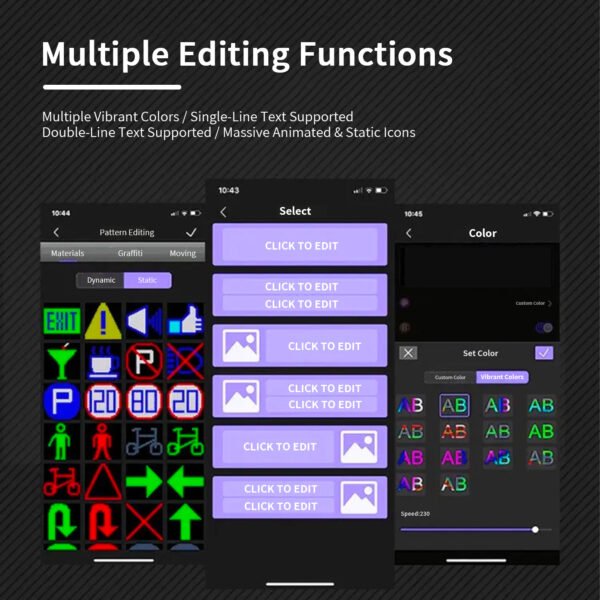 翻译2 Customizable LED Flexible Screen for Car Quarter Windows