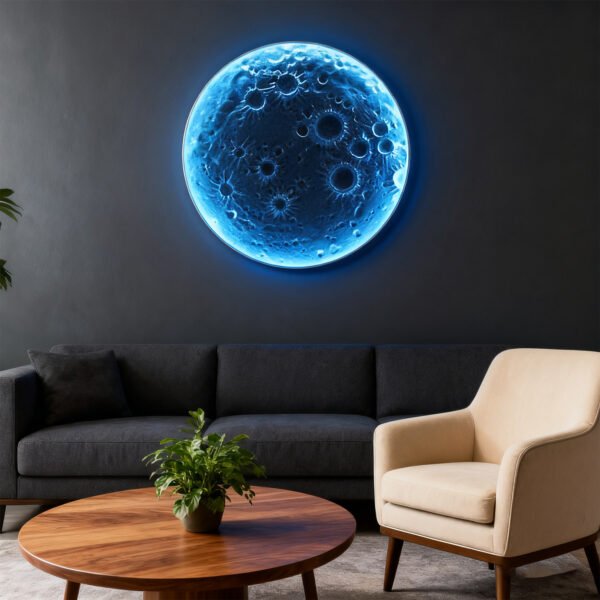 Bring The Moon Home 3D Illuminated Lunar Lamp
