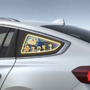 Rear Triangle Window Modified Ornament, Light-Up DIY Ambient Light