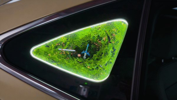 Rear Triangle Window Modified Ornament, Light-Up DIY Ambient Light